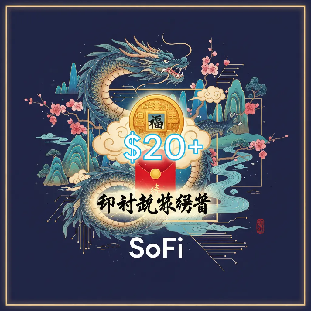 instant $20 sign up bonus - SoFi